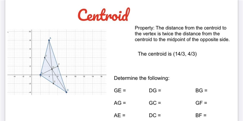 Help me determine the length of segments of this triangle-example-1