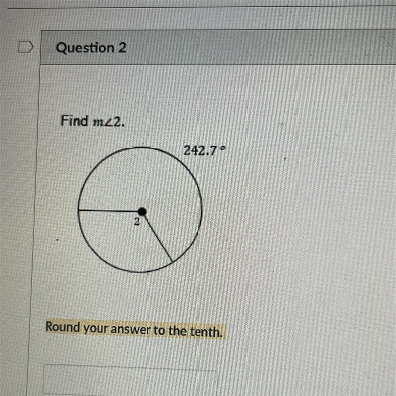 Find m<2 Round your answer to the tenth.-example-1