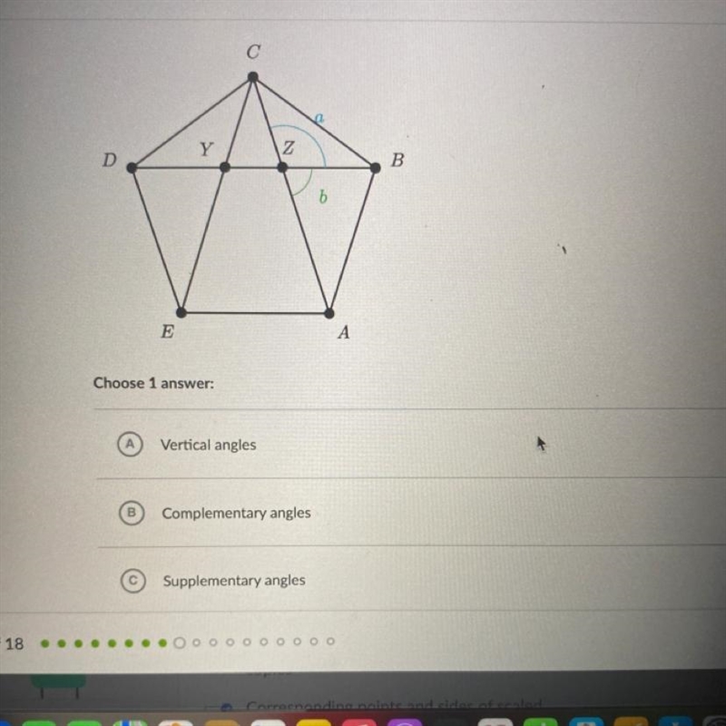 What is the relationship between a and b? answer may also be none of the above-example-1