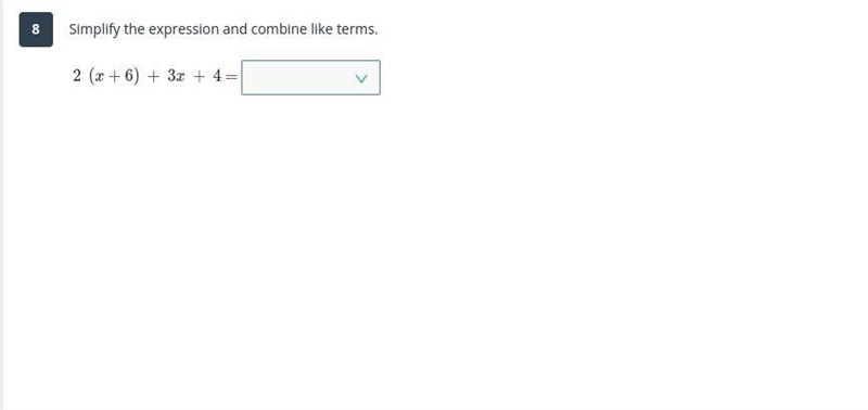 Simplify the expression and combine like terms.-example-1