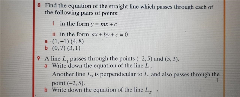 Can someone please explain how to answer no​​​​​​8 and​ no​​​9?-example-1