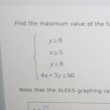 Find the maximum value of the function z=5x+2y subject to following constraints-example-1