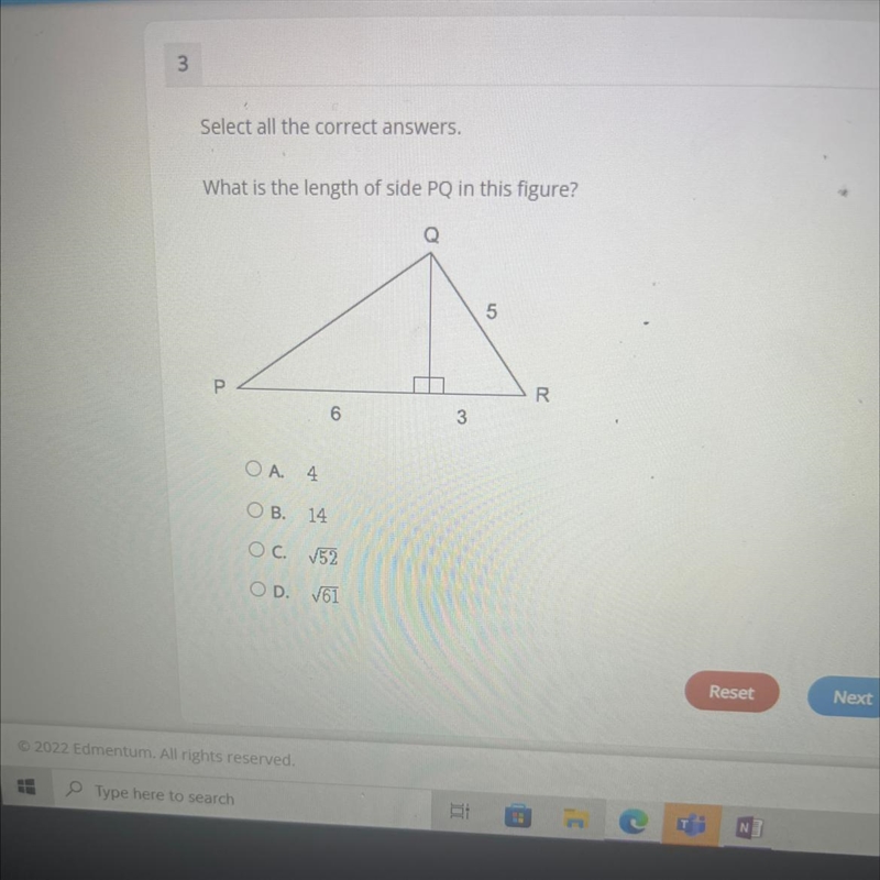 What is the length of side PQ in this figure?-example-1