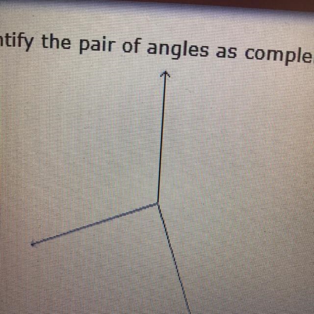 Identify the pair of angles as complementary supplementary both or neither.-example-1