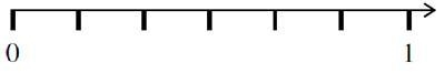 Use the number line to help you decide which statement is true. 1/2 > 2/3 1/2 = 2/3 1/2 &lt-example-1