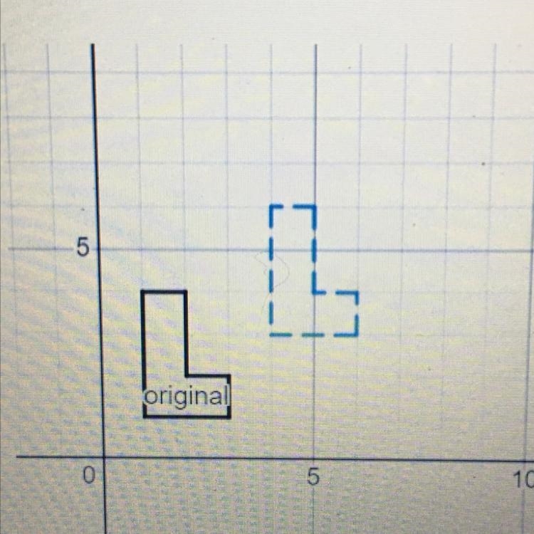 Choose the correct notation for the image. A. (x-2, y-3) B. (x+3, y+2) C. (x+2, y-example-1