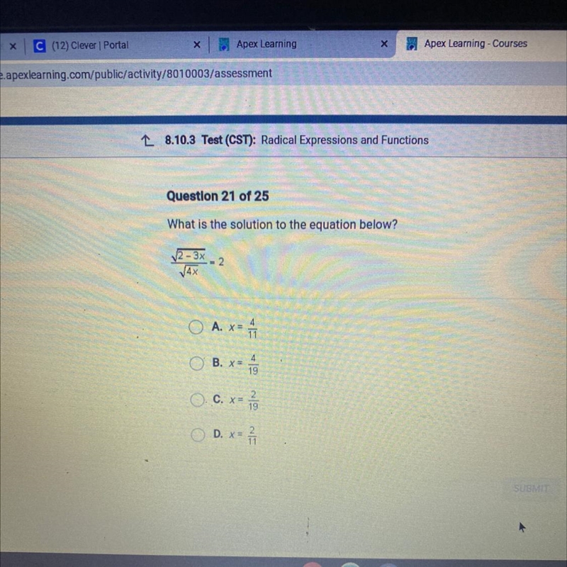 What is the solution to the equation below?-example-1