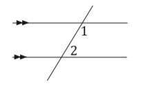 The measure of angle 1 is 102°. What is the measure of angle 2?-example-1