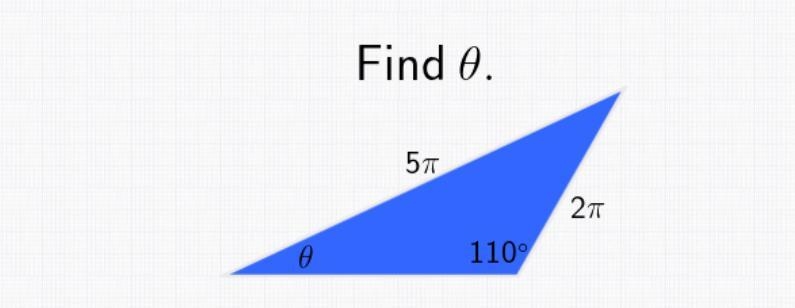 Find Theta 110 degrees, 2pi, and 5pi Please include simple instructions or formula-example-1