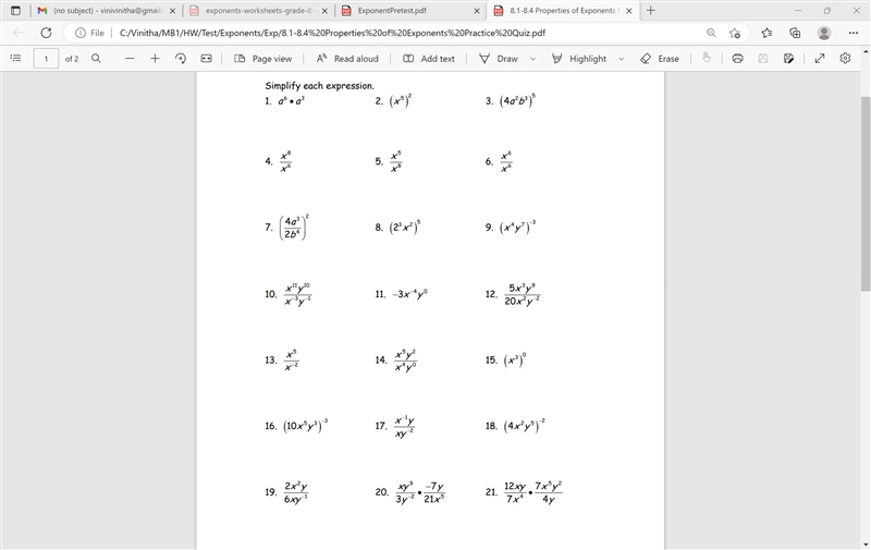 Please help! Just Simplify the expression!-example-1