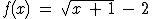 Select the correct answer. The graph of function f is shown. Which statement about-example-1