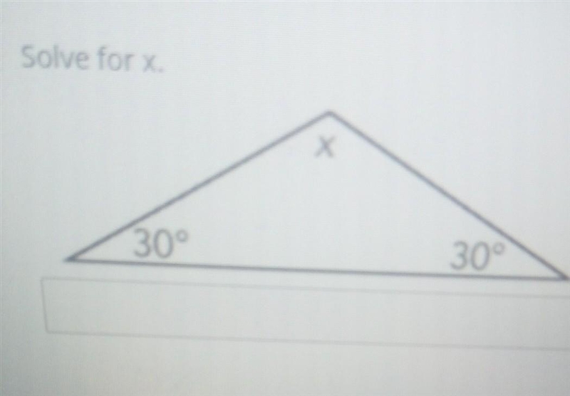 Solve for X on the triangle.​-example-1