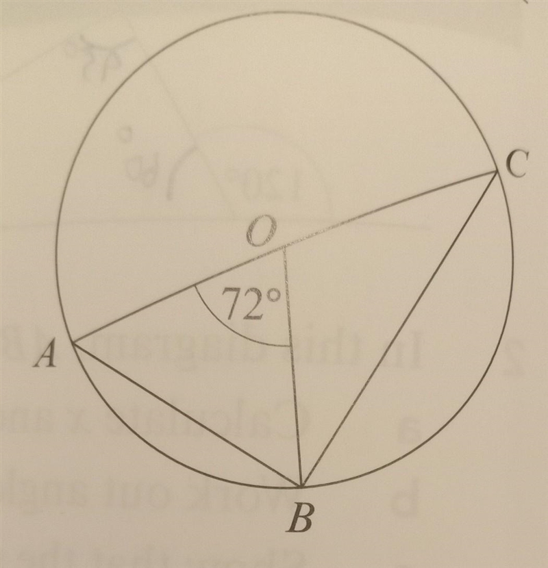 Urgent and pls explain thoroughly. O is the centre of the circle. OA, OB and OC are-example-1