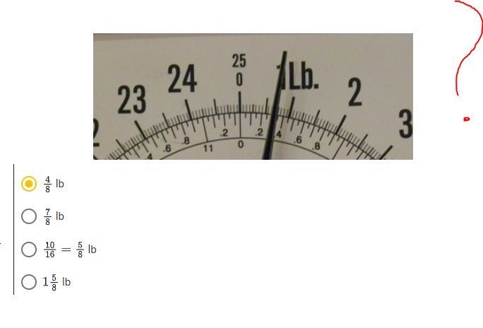 FAST Identify the correct weight to the nearest pound.-example-1