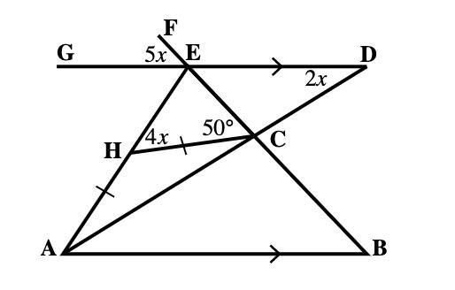 Find the value of x in each case. Please put statement reasons.-example-1