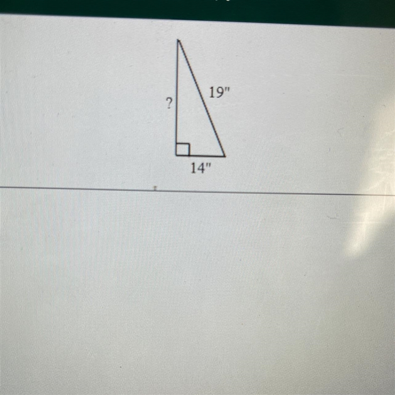 Find the missing dimension of the figure shown to the right round to the nearest 10th-example-1