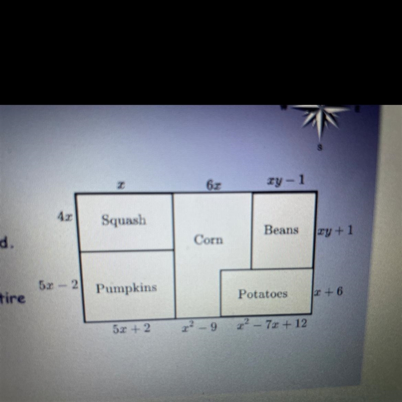 The perimeter of the entire garden.-example-1