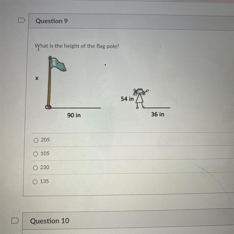 What is the height of the flag pole?-example-1