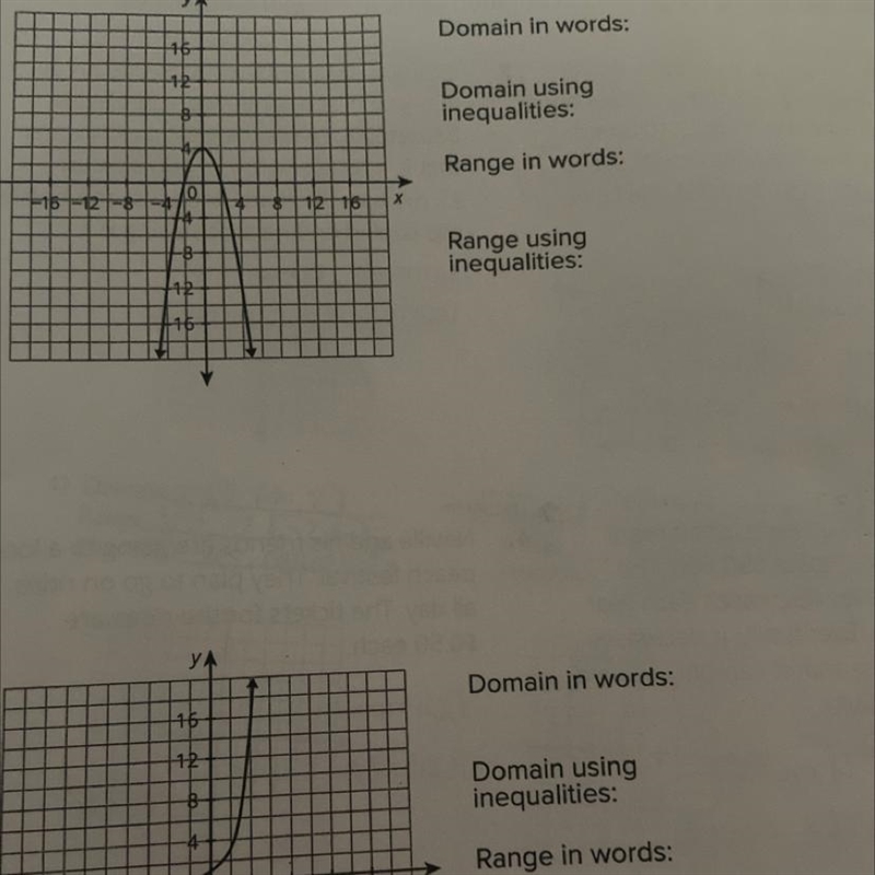 Domain and range Please helppp as soon as you can-example-1