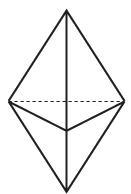 The composite figure shown is made up of two _____. triangular pyramids rectangular-example-1