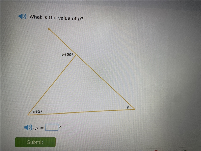 This assignment is due soon! Can someone help me on it. It is about Exterior Angle-example-1