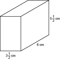 This figure represents a small brick that is to be covered on all sides with a striped-example-1