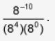 Choose the expression that is equivalent to the photo. A: 1/8 power of 14 B: 8 power-example-1