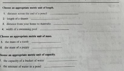 Metric Units of Length, Mass, and Capacity (PLEASE HELP)-example-1