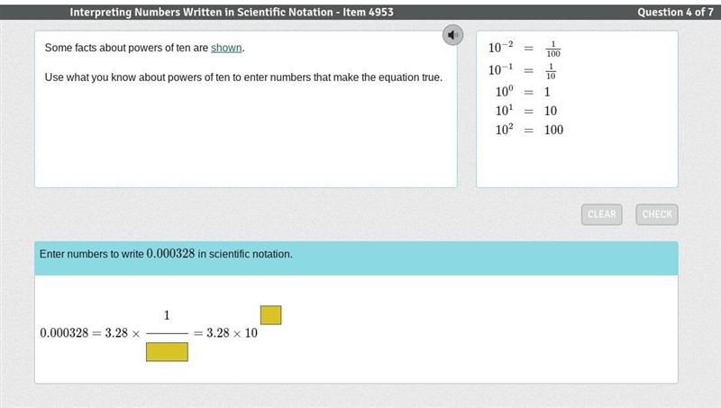 Some facts about powers of ten are shown. Use what you know about powers of ten to-example-1