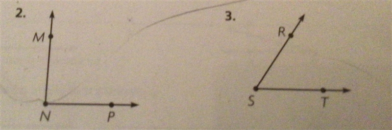 Find the angle measure for 2. And 3.-example-1