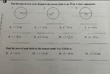 Area of a circle (PLEASE HELP ME)-example-1