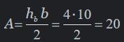 What is the area of the triangle?-example-1