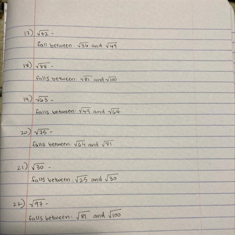 Exploring Square Roots and Rational Numbers ( PLEASE HELP )-example-1