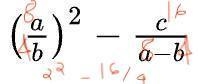 A = 8, b = 4, and c = 16-example-1