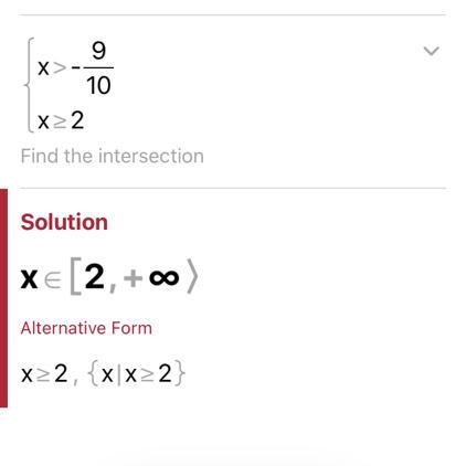 Solve the equation 3x-5< 8x-1/2 x+7≤ 4x+1-example-1