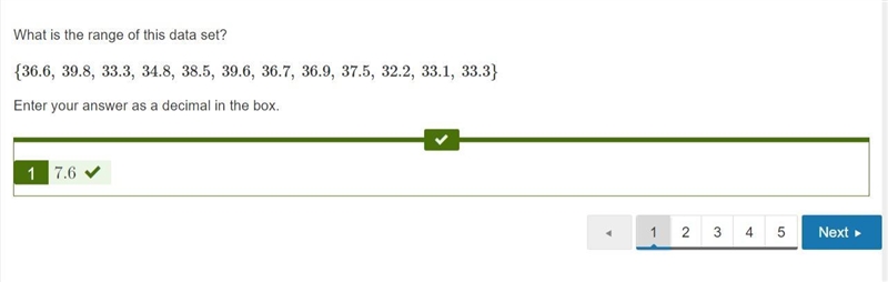 What is the interquartile range of this data set? Enter your answer in the box​-example-5