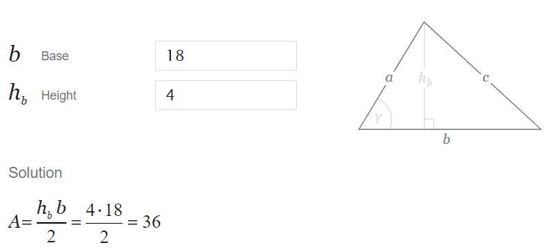 Elena wants to create a triangle shaped garden that has an area of 36 square feet-example-1