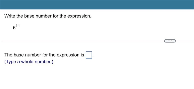 Write the base number for the expression.-example-1