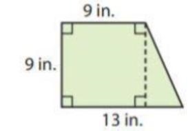 Find the area of each composite figure.-example-1