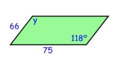 Parallelogram: y = _______-example-1