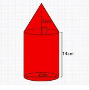 Find the volume of this object, use 3 for pi. Question below^^-example-1