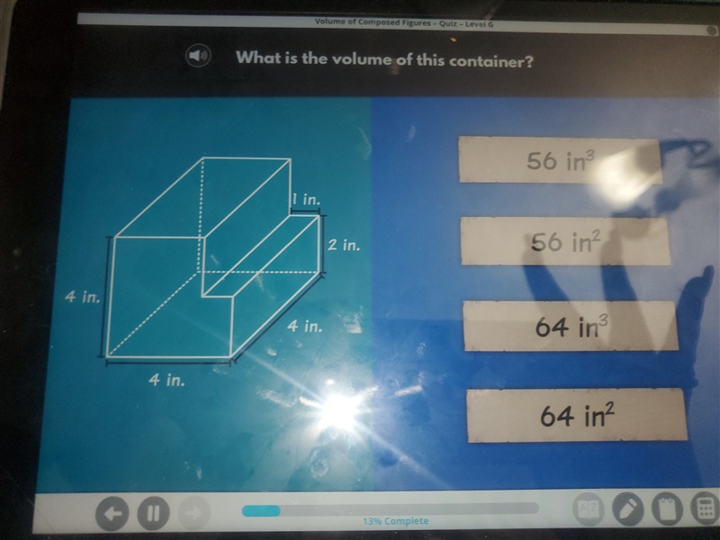 What is the volume of this container-example-1