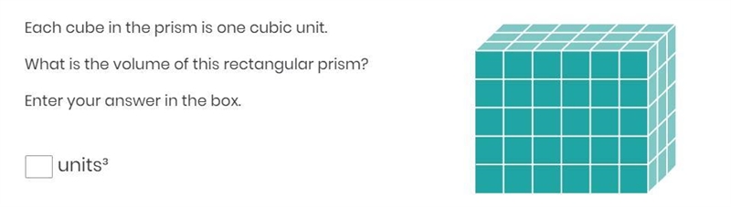 Each cube in the prism is one cubic unit. What is the volume of this rectangular prism-example-1