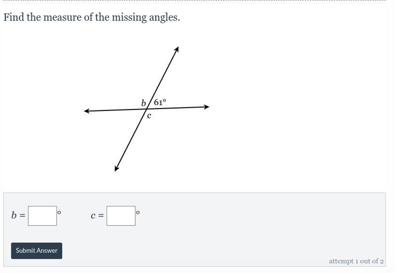 Find the measure of the missing angles. (Picture Below)-example-1