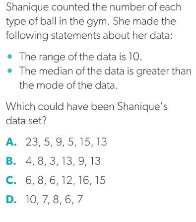 Which could have been shanique's data set?-example-1