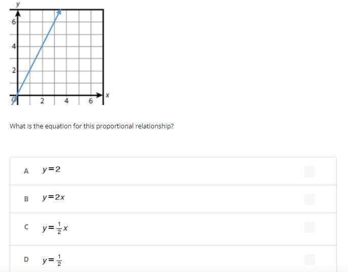 Consider the graph show? What is the equation for this proportional relationship?-example-1