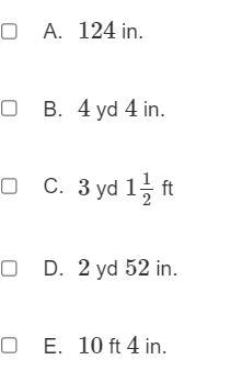 Which of the following measurements are greater than 130 fluid ounces? Select all-example-1