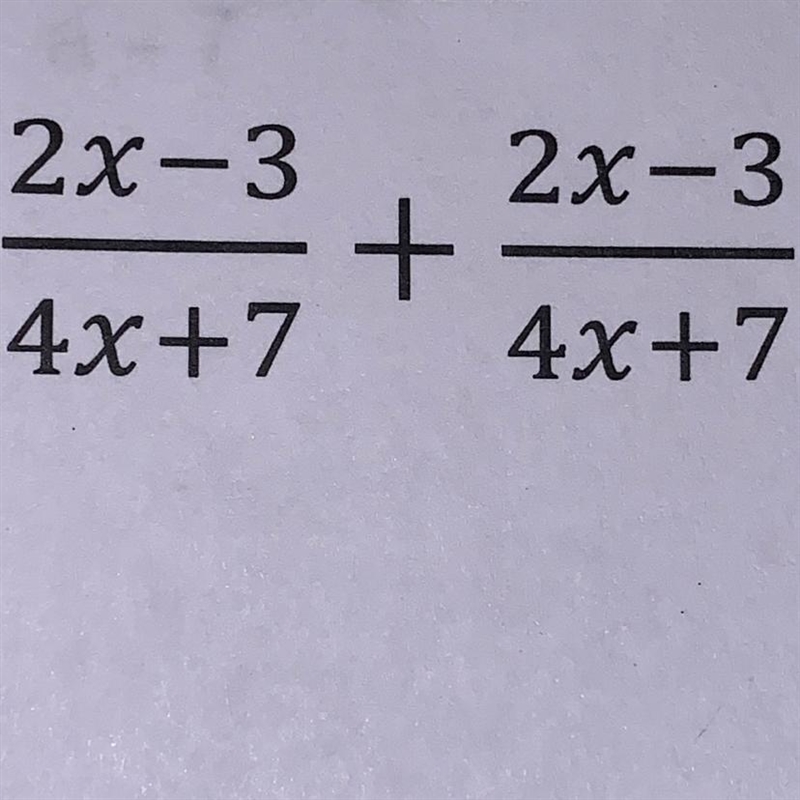 Solve by Adding Adding Rational Expressions-example-1