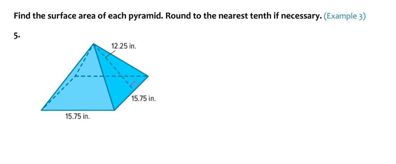 Plis help with this problem! (Screenshot attached) "Find the surface area of-example-1