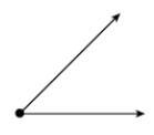 Estimate the measure of the angle shown below. 25° 45° 85° 135°-example-1